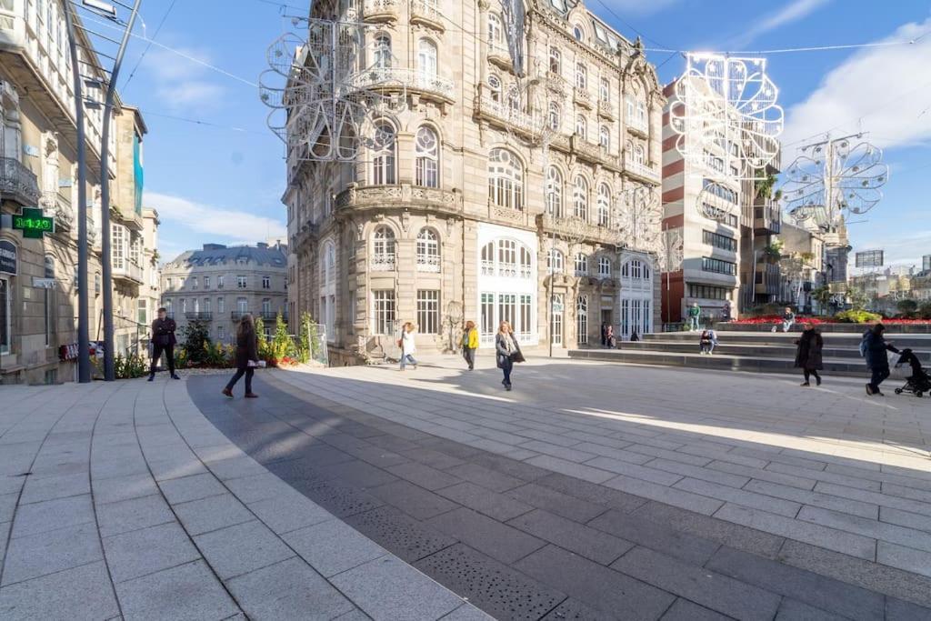 En Un Edificio Senorial: Duplex Totalmente Nuevo. Leilighet Vigo Eksteriør bilde